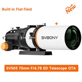 SV503 Astro Telescope 70/80/102ED Extra Low Dispersion Achromatic Refractor OTA for Exceptional Viewing Astrophotography