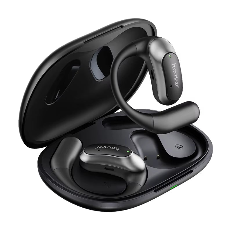 Open Ear Clip-On OWS Ear Hook Headphone Bluetooth True Wireless Non-In-Ear Earphones Sport Noise Cancelling for Samsung