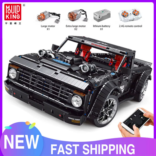 13082 Technical Car Toys the Remote Control MOC-34316 F-150 Pick-Up Truck Building Block Brick Kids Christmas Gift