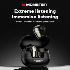 Choice New MQT52 TWS Wireless Bluetooth 5.4 Headset HIFI Stereo Gaming Music Earphones Talking Noise Canceling Earbuds