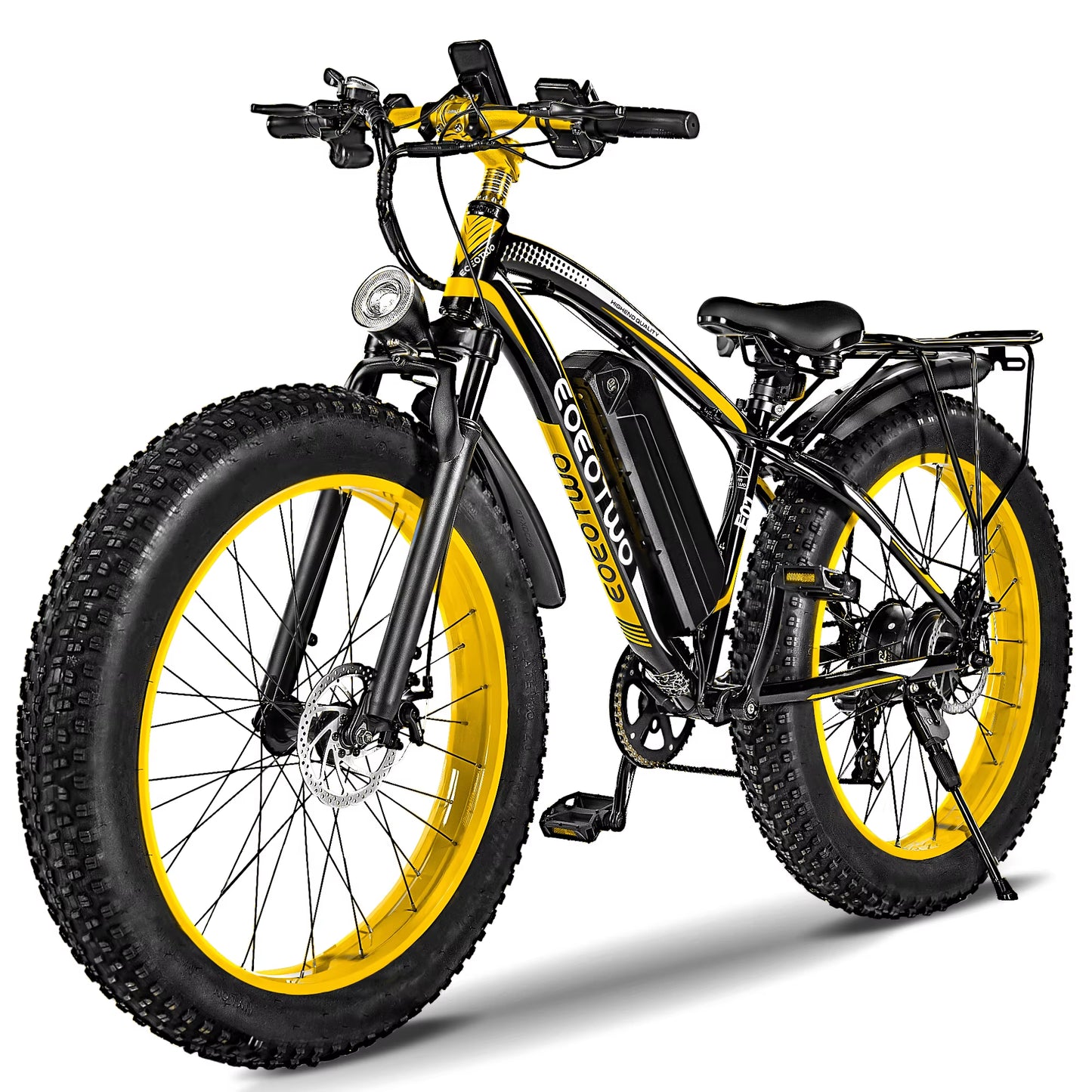E01 Electric Bike for Adults 1500W Peak Motor 26" Fat Tire Ebike 34MPH 60Miles Range UL2849 Certified Mountain Bicycle