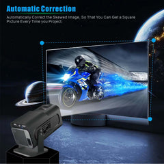 HY320 MINI Android 11.0 Projector LED Beamer Home Cinema 300ANSI 720P WIFI Smart TV for 1080P 4K via HD with Carry Bag
