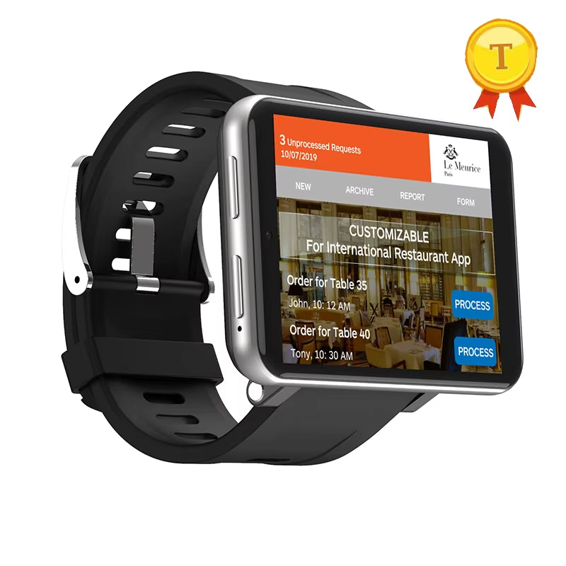 Newest Sport Android Smart Watch Phone 3GB 32GB 2700Mah Big Battery 500W Camera GPS Wifi SIM MP4 4G Smartwatch Pk Dm98 Dm99
