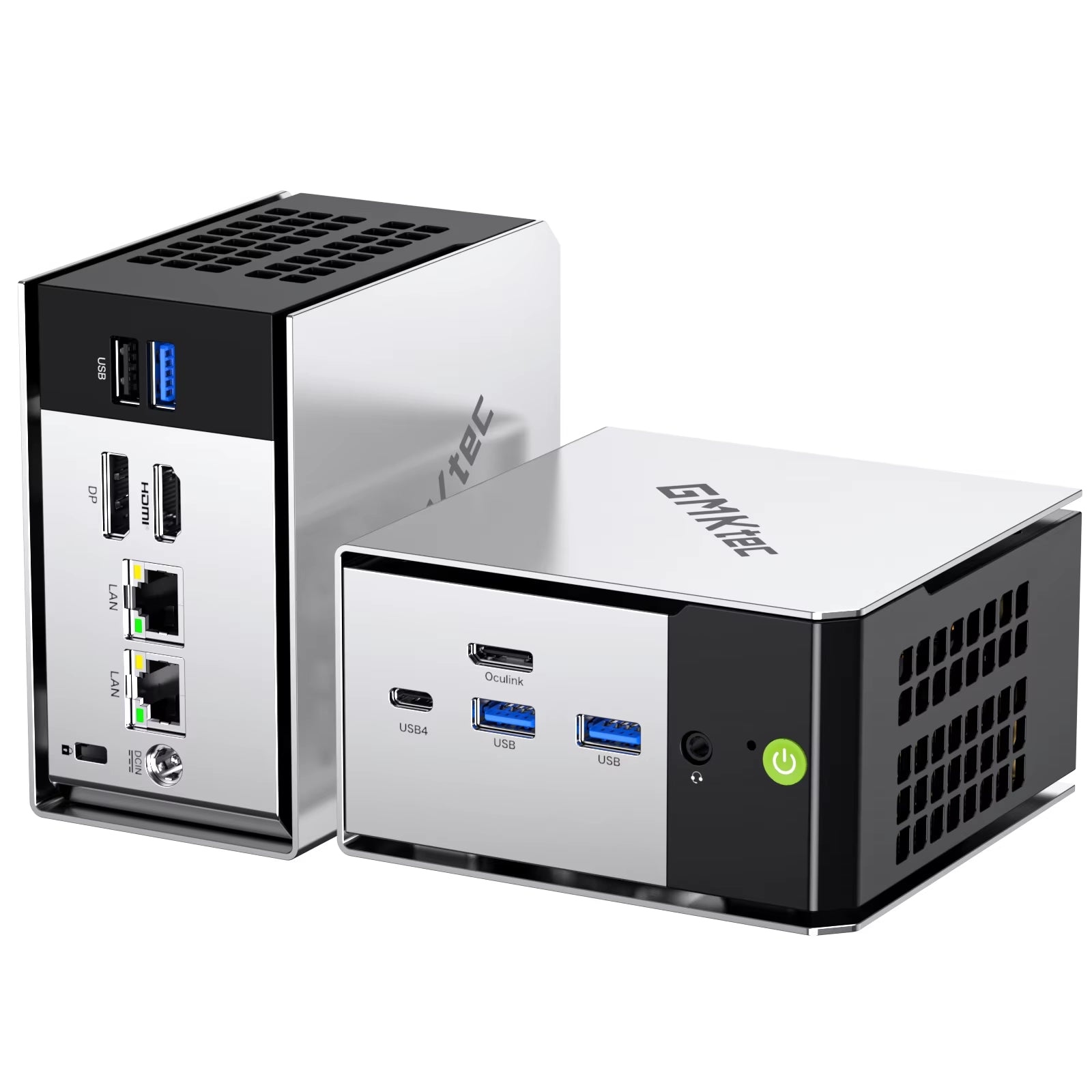 Gmktec M8 Mini PC Ryzen 5 PRO 6650H 16GB RAM NO SSD NO OS Mini Desktop Computers Triple 4K Display, Wifi5.2,Bt6E, USB-C, DP