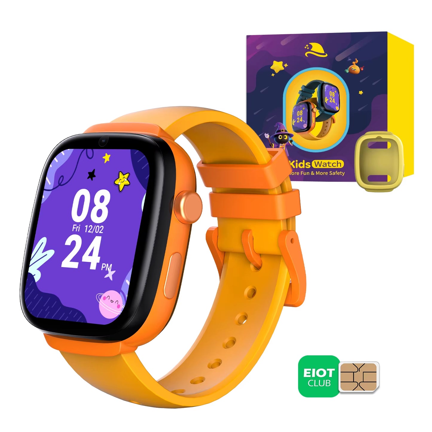4G Kids Smart Watch GPS Two Way Call Video SOS Child Gift Parental Controls Waterproof Birthday Gift for Boys and Girls