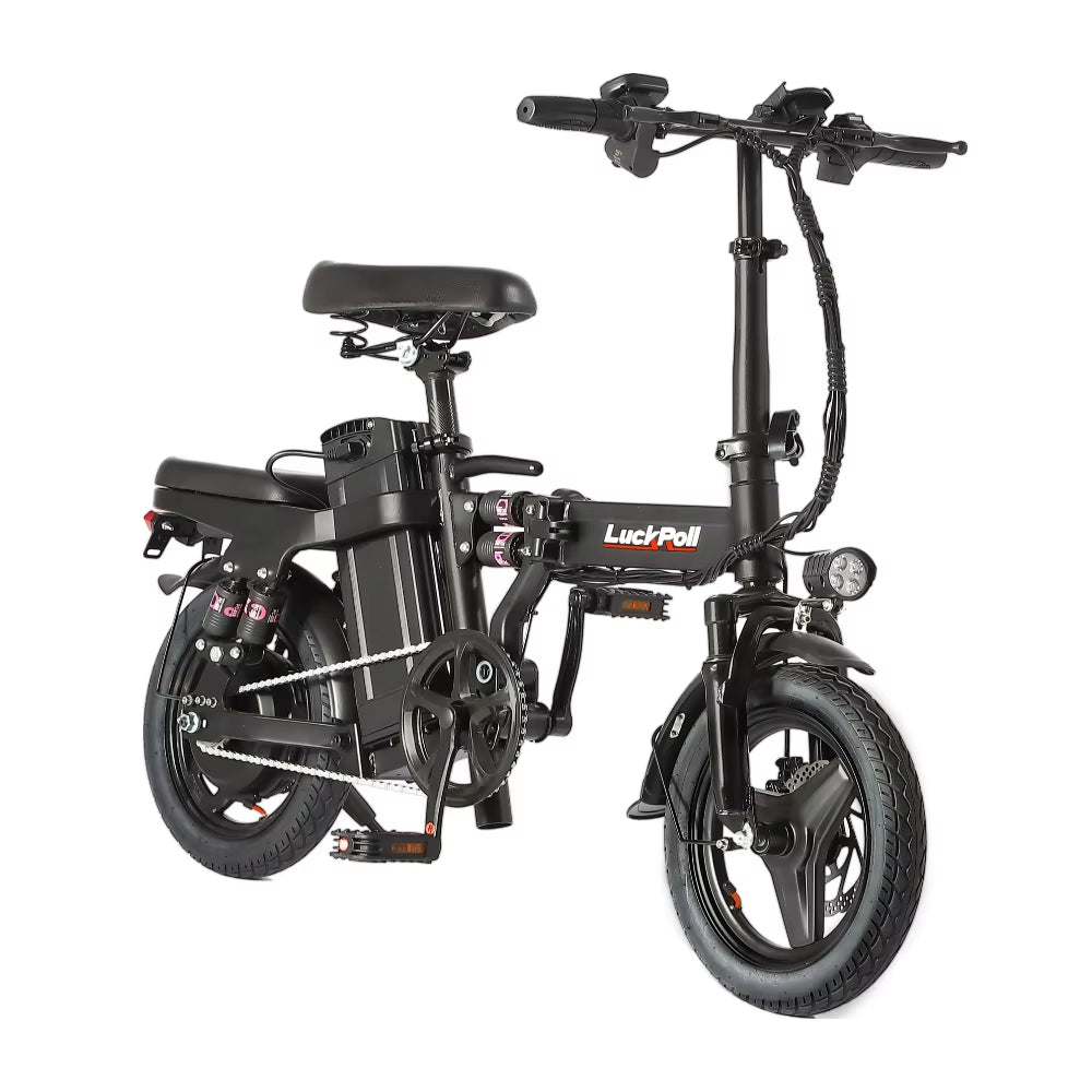 Foldable Ebike for Adults, 2000W/1000W, 40/28MPH, 52V 25Ah, 48V 15Ah, 60-80 Miles Range 14" Commuter Adult Electric Bicycle
