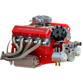 Binray Cison V8 Engine Kit Gas Small-Block Engine Model Kits Mini Build Your Own Stem Cison Running Engine Kits That Runs