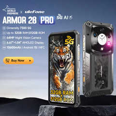 Discover the Ultimate Armor 28 Pro 5G AI Rugged Smartphone - 512GB ROM, 120W Fast Charging, and Stunning 6.67" AMOLED Display!