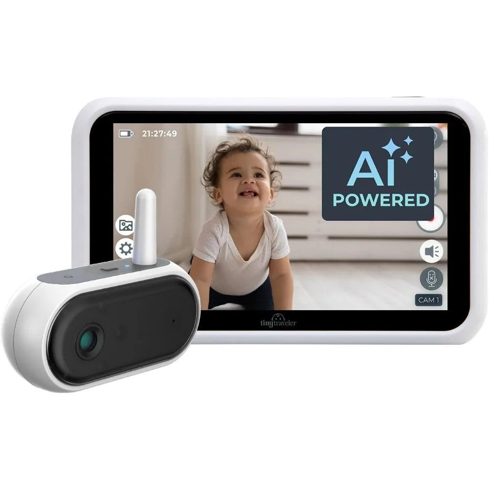 Ai Smart Wireless Baby Car Monitor (TT006W) - Ai-Powered Safety Alerts: Cry/Laugh/Stand Detection, Virtual Fence, Long Range 10
