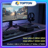 Ultra 9 285H 185H Micro Gamer Computer 7 255H 165H DDR5 Mini PC Oculink USB4 2X2.5G LAN Nvme Portable Office Desktop Wifi6