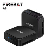 Firebat A6 Mini PC R7 7735HS 8-Core 16-Thread Computer 16GB LPDDR5 RAM 512GB SSD Wifi 6 BT5.2 Mini PC 4K Desktop Computer