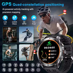 New T-Rex3 Ultra 1000Mah Battery Smart Watch Built in GPS Compass 10ATM Waterproof Sports Tracker Outdoors Military Smartwatches