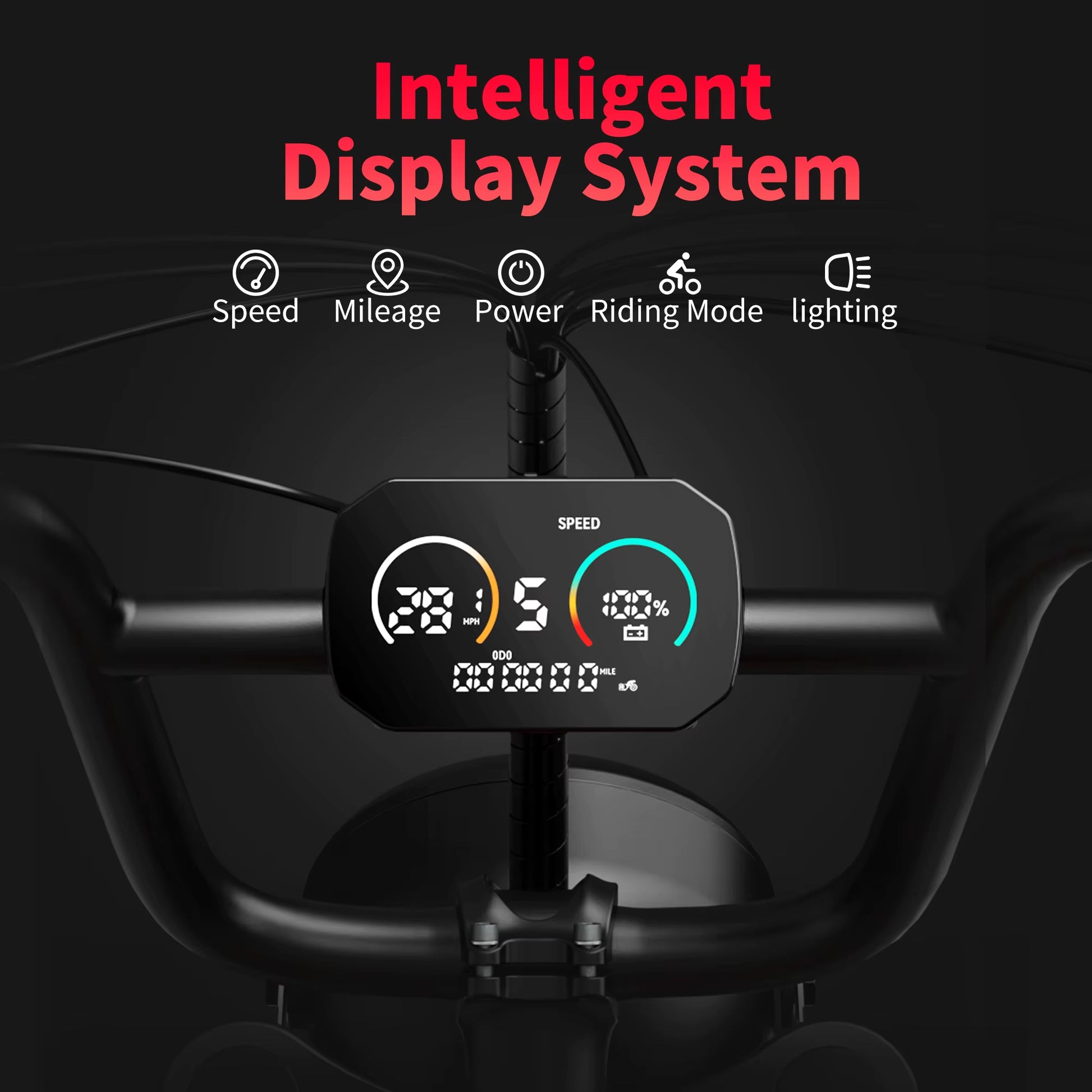 V9-G60 Adults Electric Bike 1000W Motor Bicycle 48V 20AH 20“ Tire Ebike Electric E Bikes Mountain Moped Ebikes for Men