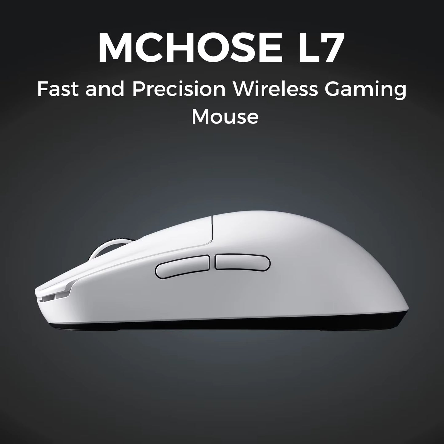L7 Wireless Gaming Mouse L7 Ultra PAW3395 26K Sensor Dual 8K Polling 39G Ultra-Lightweight2.4Ghz Rf/Bt/Wired Tri-Mode