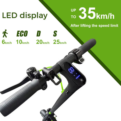 E Scooter for Adults 500W Motor 35Km/H 45KM 10" Honeycomb Tires Dual Suspension Comfortable Electric Kick Scooter E5MAX