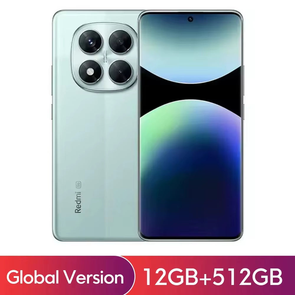 Redmi Note 14 Pro 5G Smartphone Mediatek Dimensity 7300-Ultra NFC 200MP AI Camera 1.5K 120Hz AMOLED Display IP68