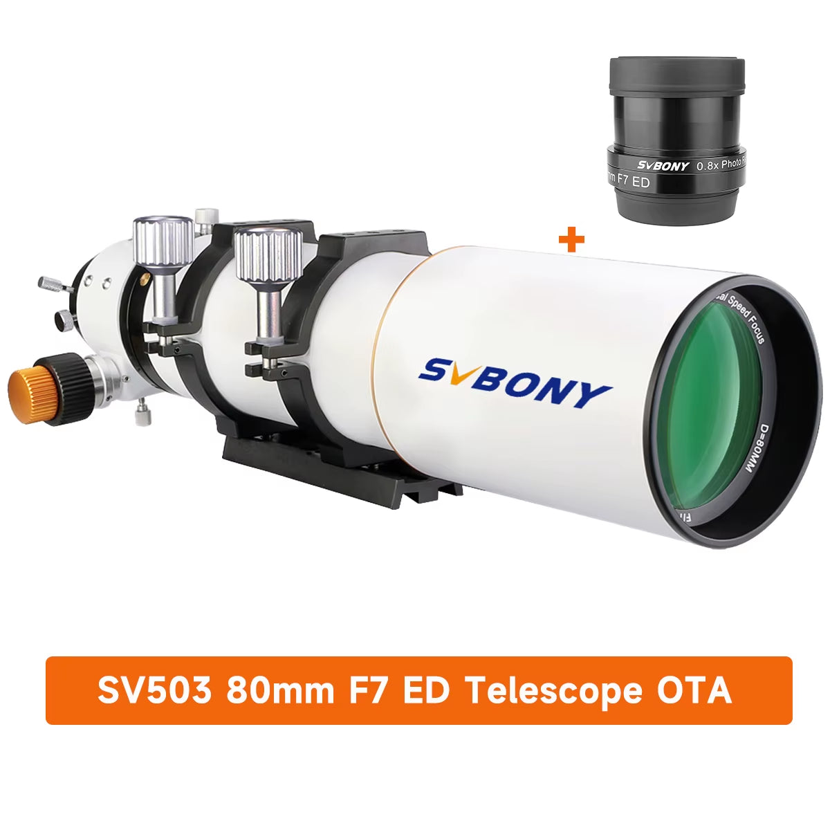 SV503 Astro Telescope 70/80/102ED Extra Low Dispersion Achromatic Refractor OTA for Exceptional Viewing Astrophotography