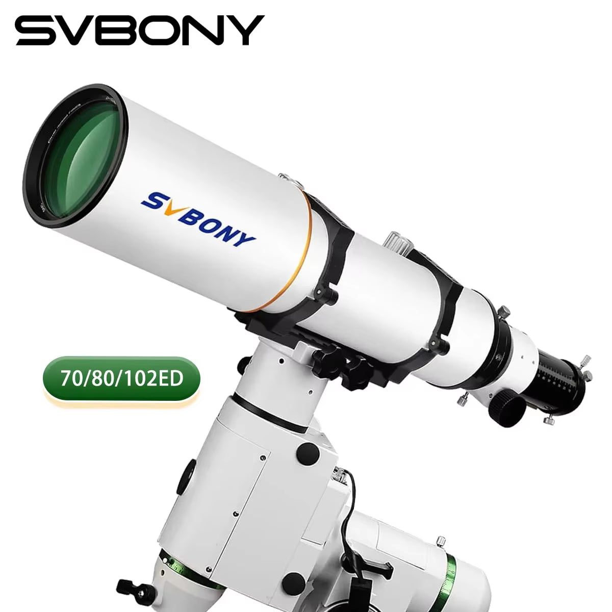 SV503 Astro Telescope 70/80/102ED Extra Low Dispersion Achromatic Refractor OTA for Exceptional Viewing Astrophotography