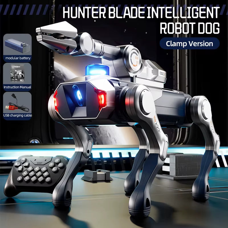 Robot Dog App Controlled with Water Bullet Interactive Voice Dialogue Programmable Electronic Pet for Kids