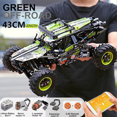 18002 Technical Car Toys the MOC-19517 4WD RC Buggy Building Block Assembly Car Model Brick Set Kids Christmas Gift