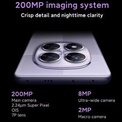 Redmi Note 14 Pro 5G Smartphone Mediatek Dimensity 7300-Ultra NFC 200MP AI Camera 1.5K 120Hz AMOLED Display IP68
