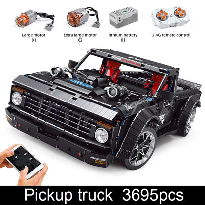 13082 Technical Car Toys the Remote Control MOC-34316 F-150 Pick-Up Truck Building Block Brick Kids Christmas Gift