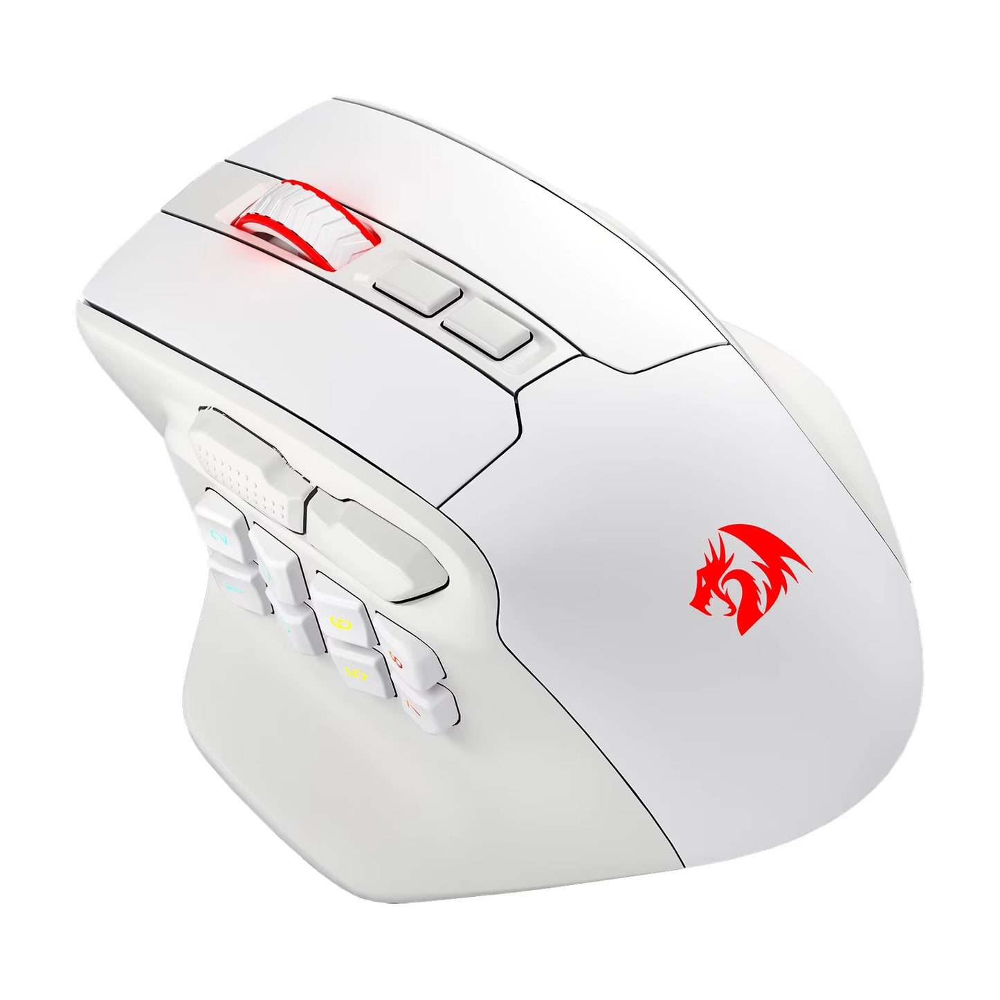 M811 PRO Wireless MMO Gaming Mouse, 15 Programmable Buttons RGB Gamer Mouse, 10 Side Macro Keys