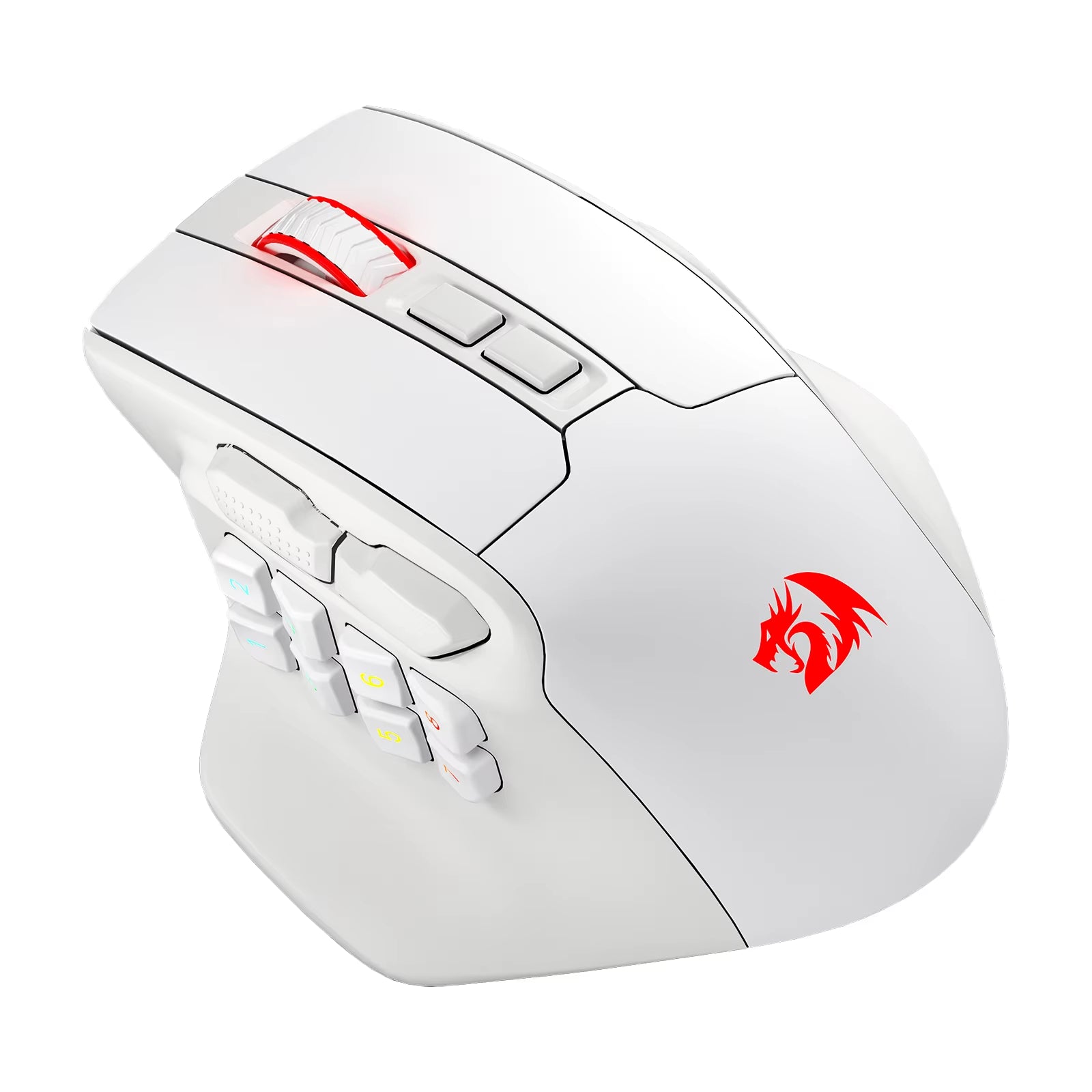 M811 PRO Wireless MMO Gaming Mouse, 15 Programmable Buttons RGB Gamer Mouse, 10 Side Macro Keys