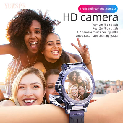 4GB+64GB Smart Phone Watch In-Built Headset GPS Wifi Positioning HR&BP ECG Healthy Monitor Music Video Player Smartwatch Y7