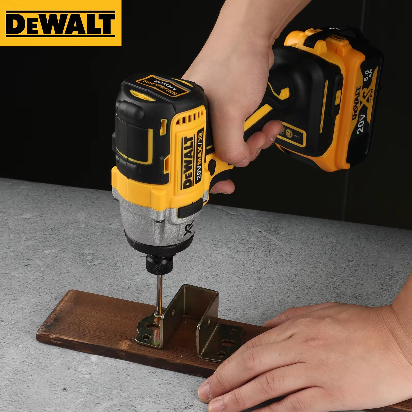 Brushless Impact Drill, DCF887 205N. M, 20V  Battery Wireless Screwdriver