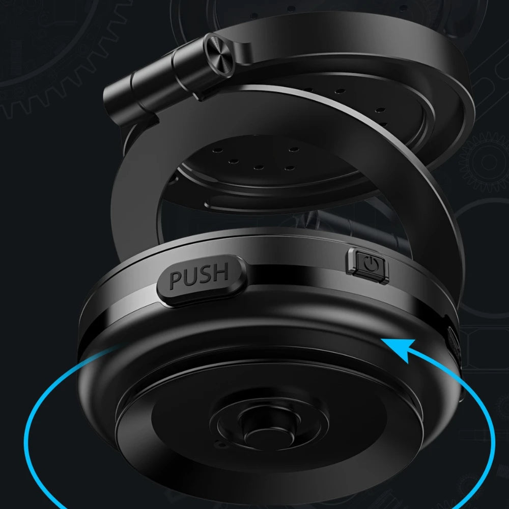15W Wireless Charger Double Sides Phone Holder Magnetic Vacuum Adsorption Bracket Foldable GPS Stand Electric Sucker Cup Suppor