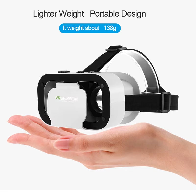 VR Shinecon Helmet 3D Glasses Virtual Reality for Smartphone Smart Phone Headset Goggles Casque Wirth Viar Binoculars Video Game
