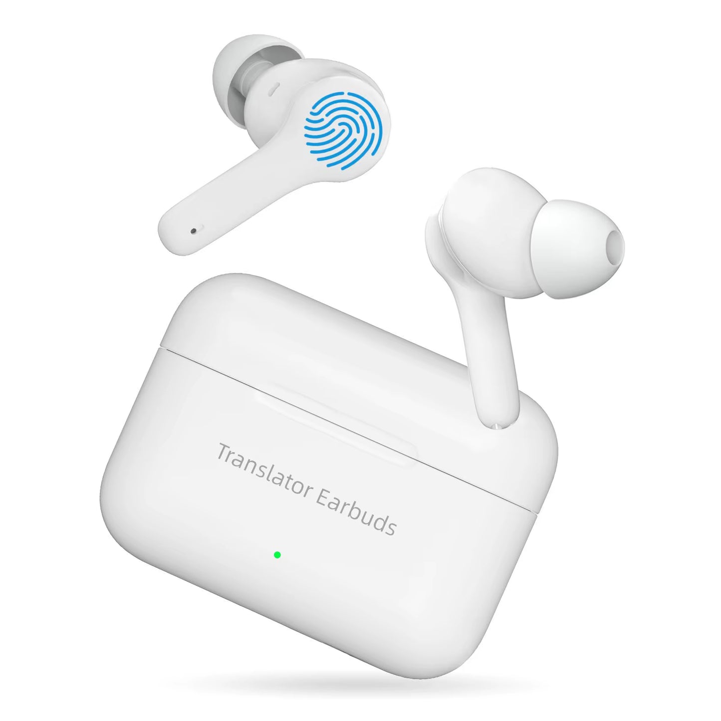 M6 Smart Translator Earbuds, Bi-Directional Instant Voice Translation Earphone, Online 144 Languages with 11 Offline Pack