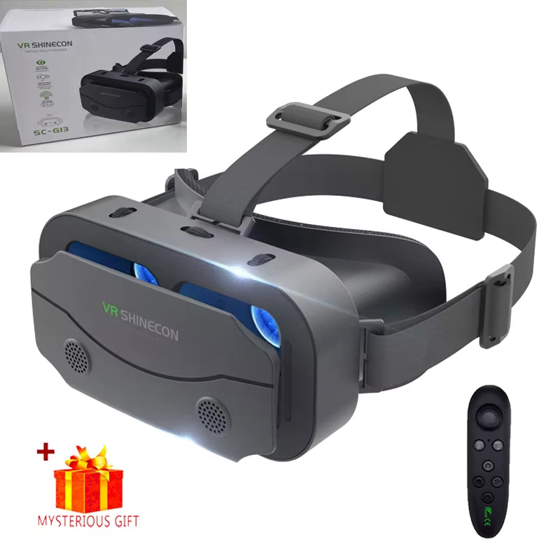 Shinecon Virtual Reality Viar 3D VR Glasses Device Helmet Lenses Headset Goggle Smart for Smartphone Cell Phone Mobile Realidade