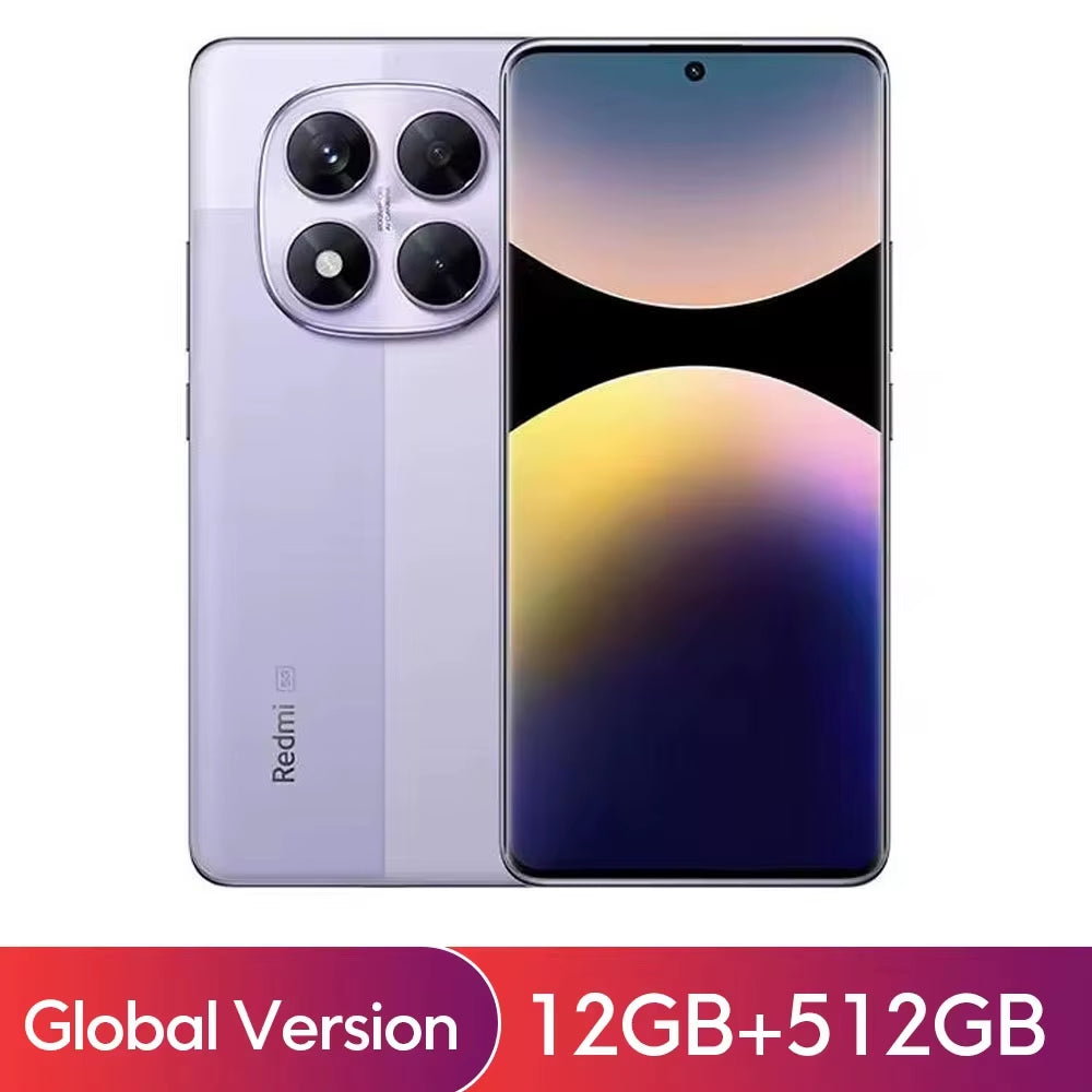 Redmi Note 14 Pro 5G Smartphone Mediatek Dimensity 7300-Ultra NFC 200MP AI Camera 1.5K 120Hz AMOLED Display IP68