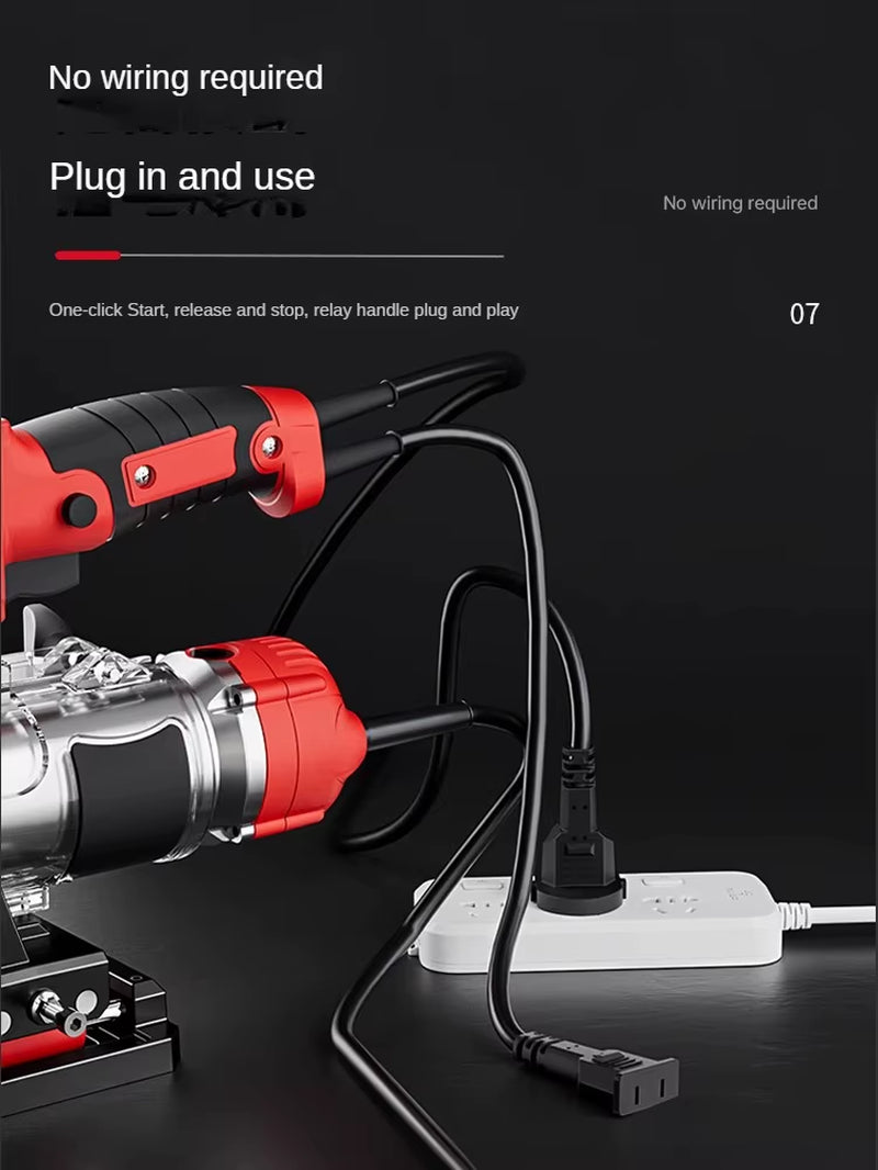 Invisible Joints Power Tool Set with Router Table and Grooving Jig for Woodworking