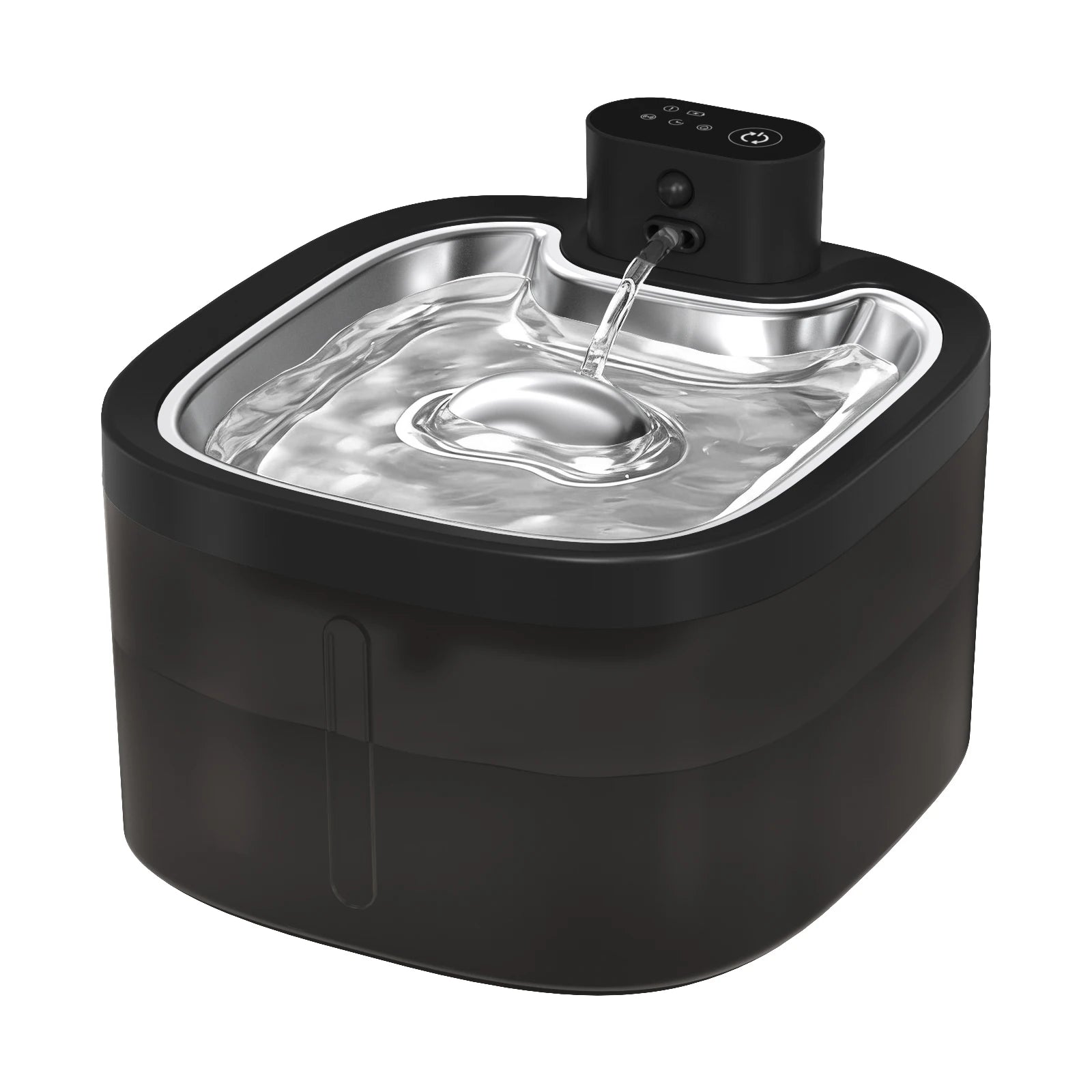 Wireless Cat Water Fountain 3.5L Pet Water Dispenser 4000Mah Long Lasting Battery Life Stainless Steel Pallet and Motion Sensing