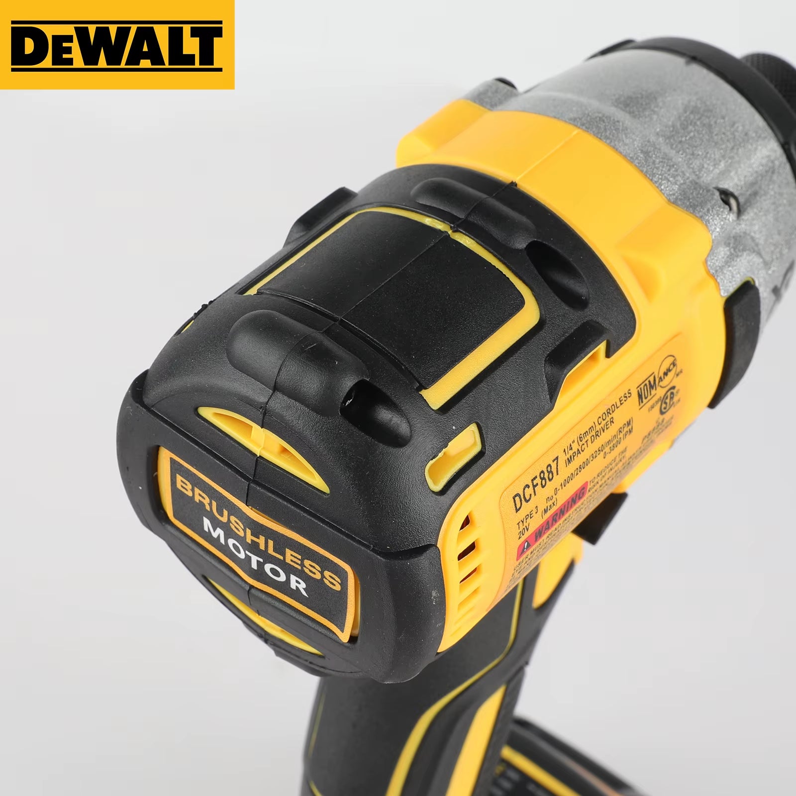 Brushless Impact Drill, DCF887 205N. M, 20V  Battery Wireless Screwdriver