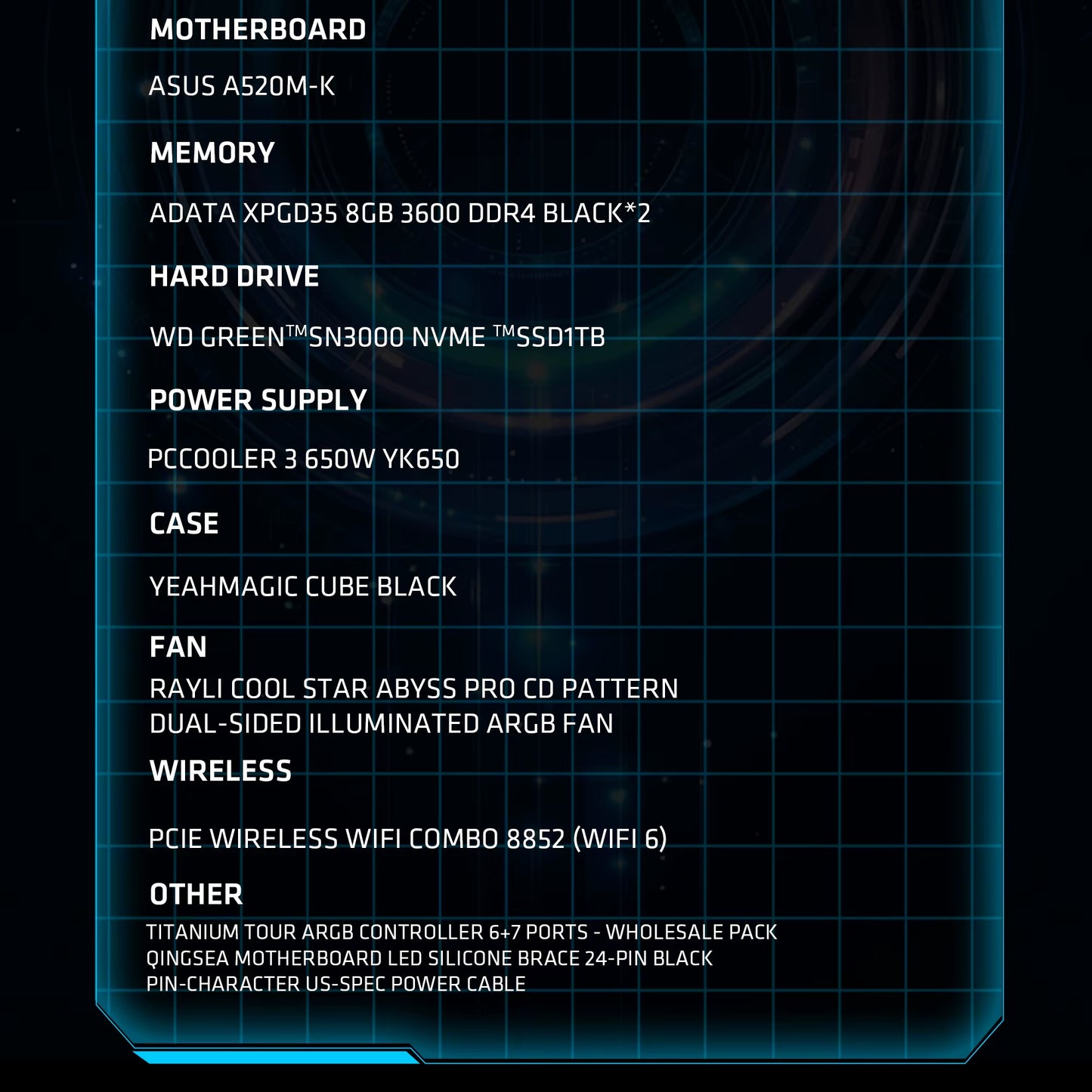 AMD Ryzen 5 5500 Gaming Desktop 16GB(8G*2) DDR4 3600 1T NVME SSD 3050 Graphics Card Win11 Home Gamer Desktop PC in US