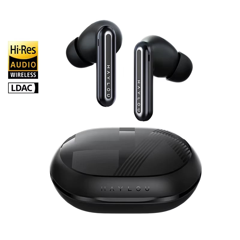 Mori Pro Bluetooth 5.4 Earphones Wireless 43Db Adaptive Hybrid ANC Hi-Res LDAC Earbuds 6 Mic Headphones 28H Battery Life