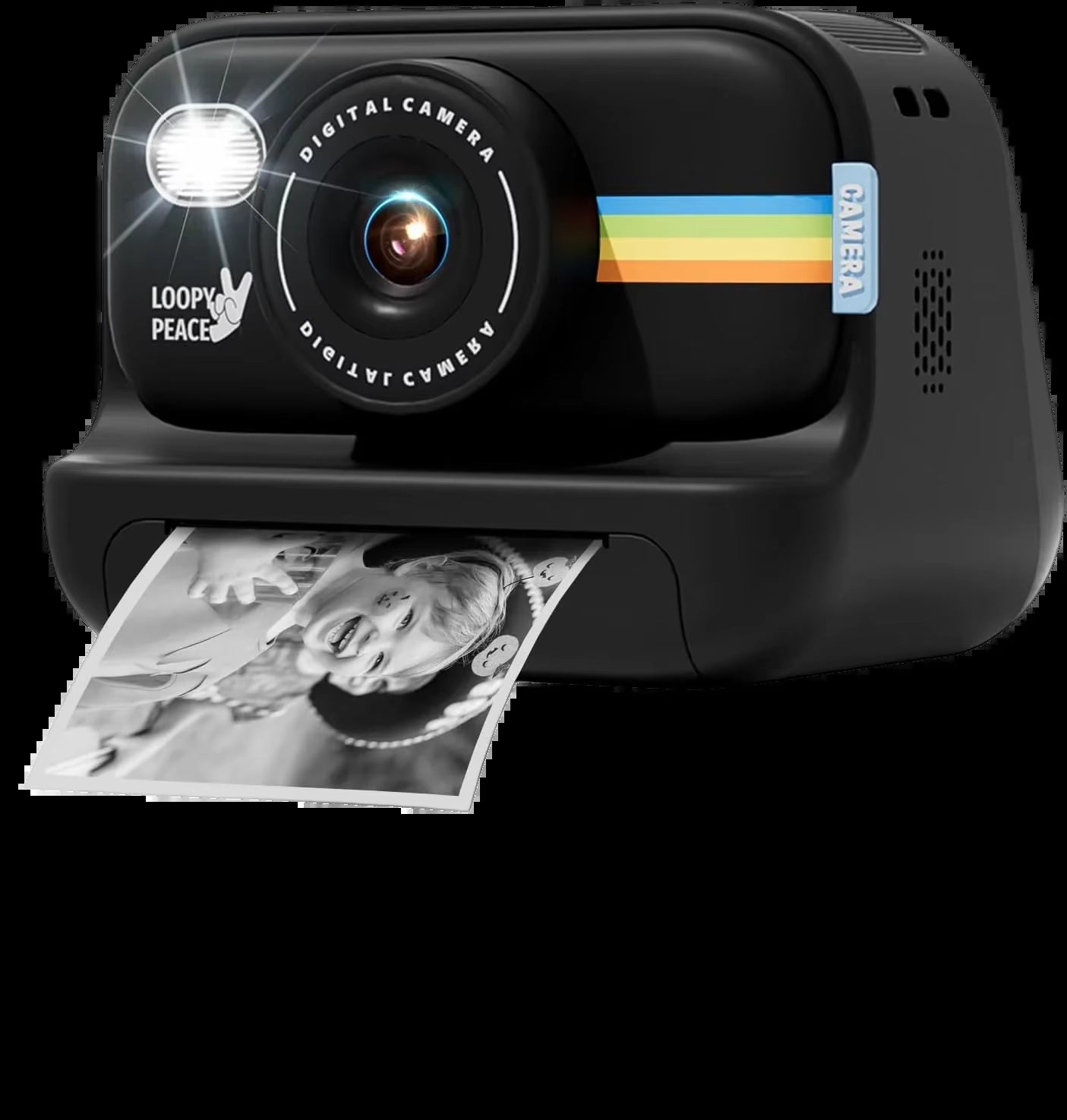 Kids Instant Print Camera HD Lens 2.0 Inch Screen Zoom with 32GB Child Birthday Festival Gifts Travel Selfie Digital Camera Toys