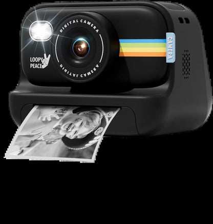 Kids Instant Print Camera HD Lens 2.0 Inch Screen Zoom with 32GB Child Birthday Festival Gifts Travel Selfie Digital Camera Toys