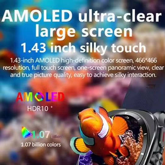 2026 New Health Track Smartwatch Air Pump Airbag True Blood Pressure Health Measure Smart Watch Men Women Blood Oxygen BT Call