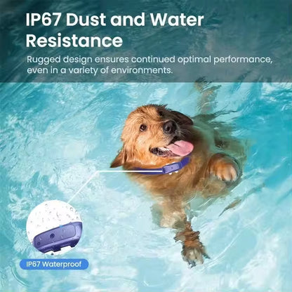 Wifi Dog Fence Electric Collar Wireless IP67 Waterproof Real-Time Accurate Positioning Pet GPS Location Tracking Device