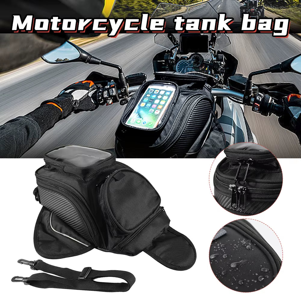 Motorcycle Fuel Bag Mobile Phone Navigation Tank for Multifunctional Small Oil Reservoit Package for Honda for Yamaha