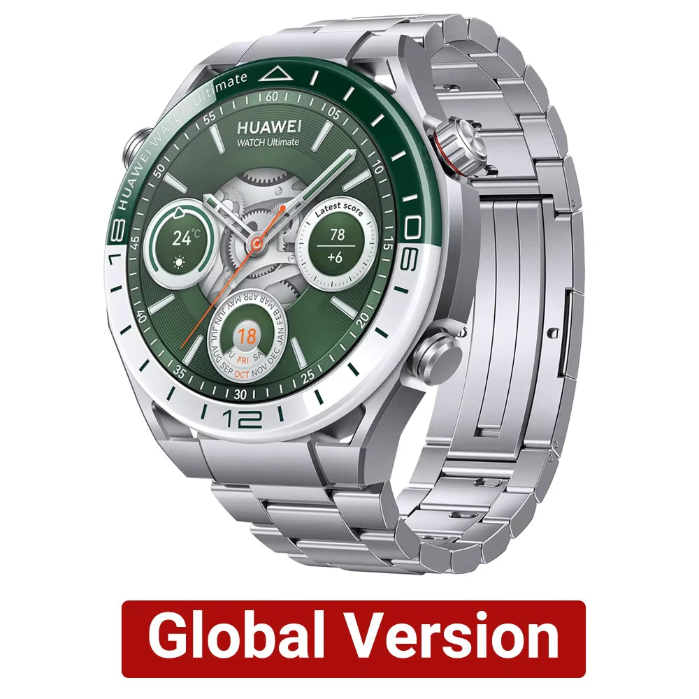 WATCH Ultimate,Smartwatches for Men,Zirconium-Based Liquid Metal,Ecg Analysis,Ios & Android, up to 14 Days,Global Version