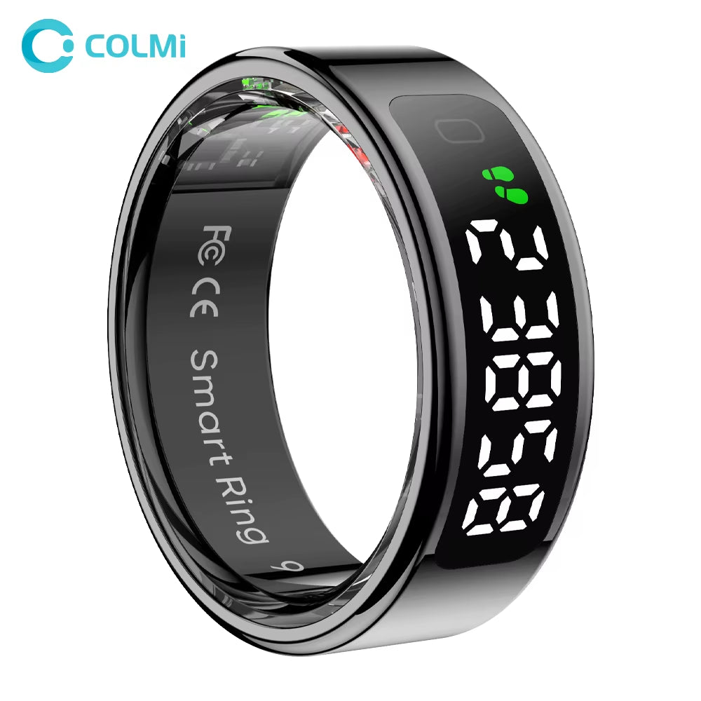 Revolutionize Your Health with the 2025 R12 Smart Ring: Touch Display, Wireless Charging, and 5 ATM Waterproof for Ultimate Wellness Tracking