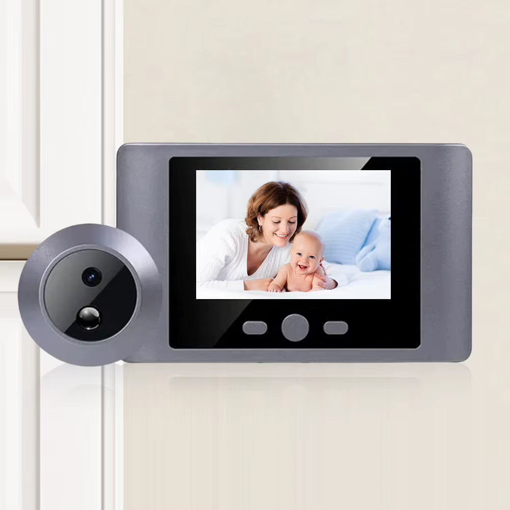 Mini Peephole Smart Wireless Door Viewer Camera PIR Motion Detection Smart Peephole Video Doorbell 2000Mah Digital Door Viewer