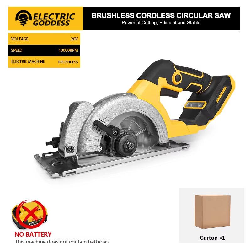 Brushless Electric Circular Saw