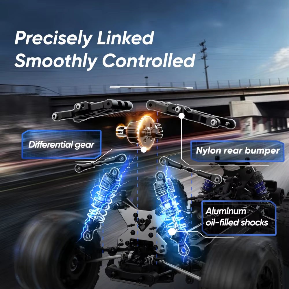 PT14R MT14R V3 1/14 RC Racing Car 3S Battery 4WD 80Km/H Brushless Motor 2.4G Remote Control High Speed Off-Road RC Truck